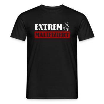 Malifié Belge Malinois IGP Chiens de sport - T-shirt homme - noir - Devant - AI Model Male 178 light (178cm)