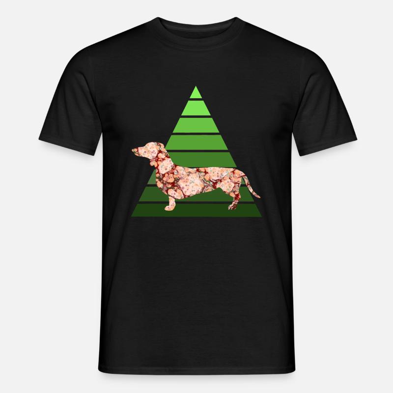 teckel e 214 - T-shirt homme - noir