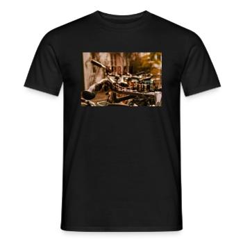 Urban Exploration - Männer T-Shirt - Schwarz - Vorne - AI Model Male 178 light (178cm)