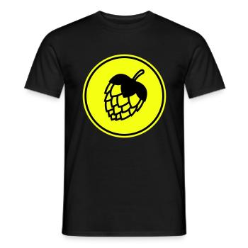 Tap beer icon - Men's T-Shirt - black - Front - AI Model Male 178 light (178cm)