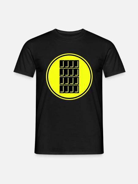 Chocolate Icon Symbol - Men's T-Shirt - black