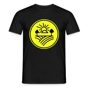 Farm Farmer - Men's T-Shirt - black - Front - AI Model Male 178 light (178cm)