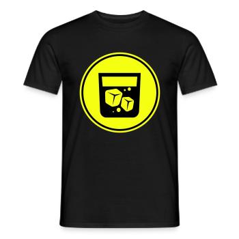 Whisky Icon - Men's T-Shirt - black - Front - AI Model Male 178 light (178cm)