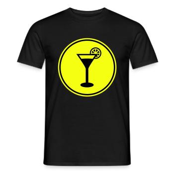 Alcool Tequilla - T-shirt homme - noir - Devant - AI Model Male 178 light (178cm)