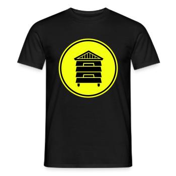 Honey Beekeeper - Men's T-Shirt - black - Front - AI Model Male 178 light (178cm)