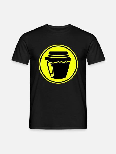 Honey symbol beekeeper - Men's T-Shirt - black