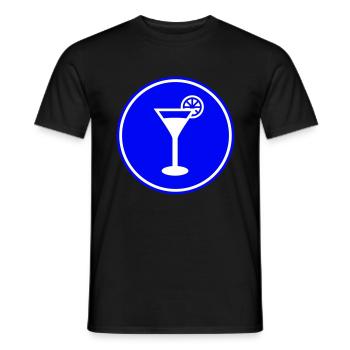 Alcool Tequilla - T-shirt homme - noir - Devant - AI Model Male 178 light (178cm)