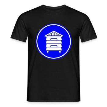 Honey Beekeeper - Men's T-Shirt - black - Front - AI Model Male 178 light (178cm)