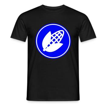 Symbole du maïs - T-shirt homme - noir - Devant - AI Model Male 178 light (178cm)