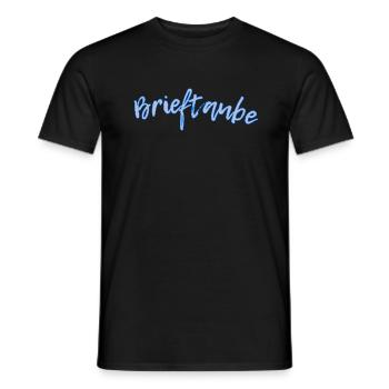 Brieftaube - Männer T-Shirt - Schwarz - Vorne - AI Model Male 178 light (178cm)