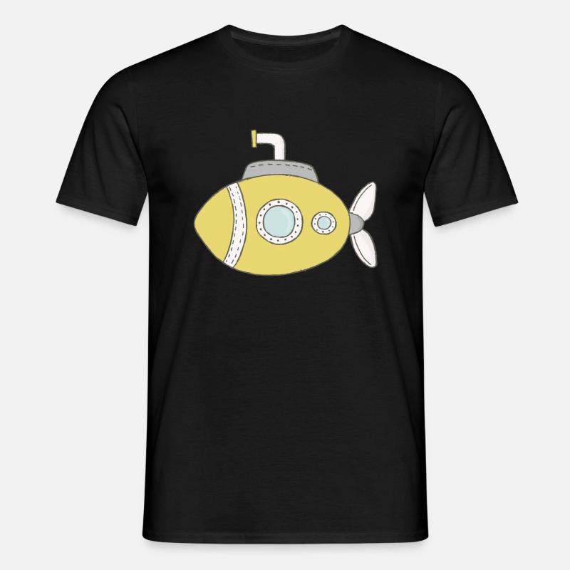 U-Boot - Männer T-Shirt - Schwarz
