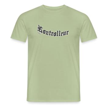 Inspector - Men's T-Shirt - sage - Front - AI Model Male 178 light (178cm)