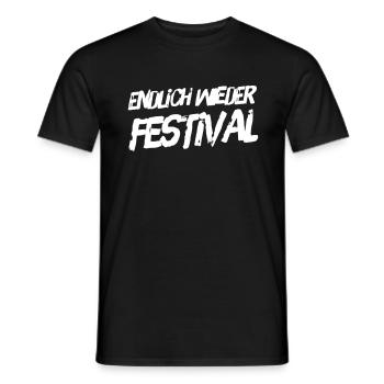 Festival - T-shirt homme - noir - Devant - AI Model Male 178 light (178cm)