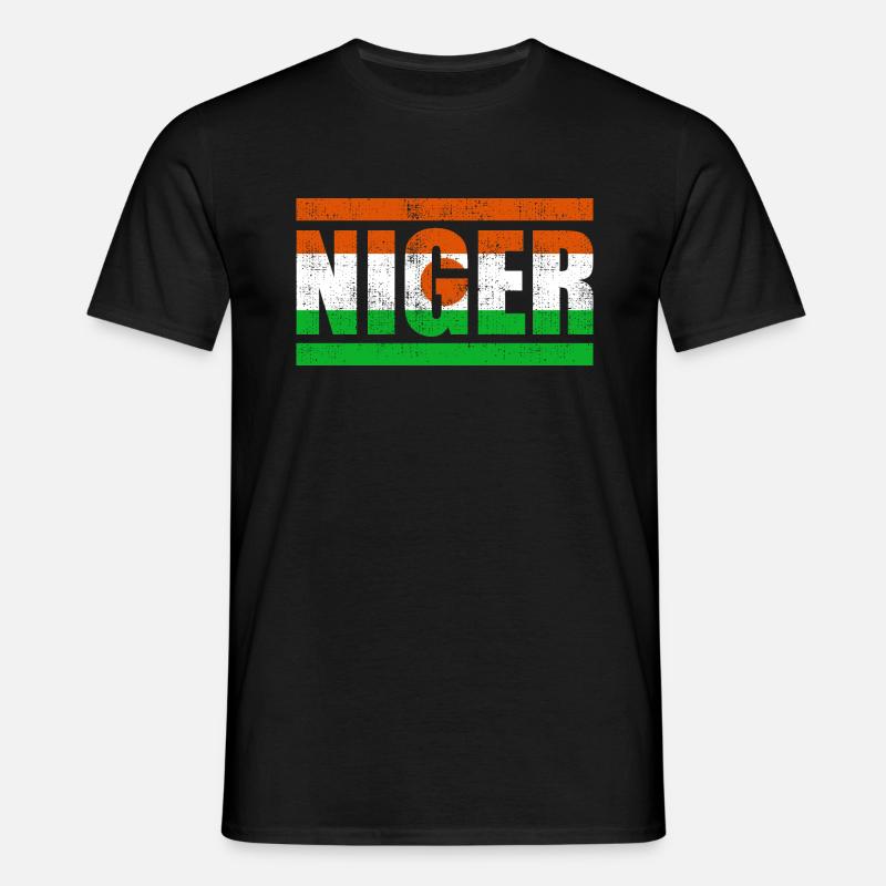 Niger - Männer T-Shirt - Schwarz
