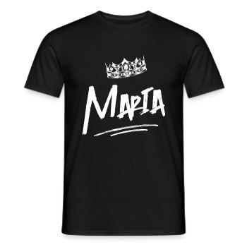 Maria - Männer T-Shirt - Schwarz - Vorne - AI Model Male 178 light (178cm)