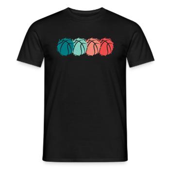 Basketball Player Balls Basketball Player Basketball - Men's T-Shirt - black - Front - AI Model Male 178 light (178cm)