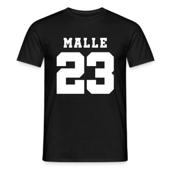 Malle 23 Mallorca Holidays - Men's T-Shirt - black - Front - AI Model Male 178 light (178cm)