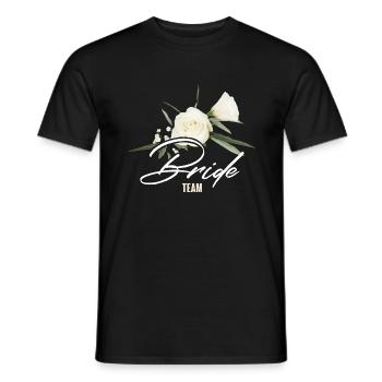 Équipe Bride - T-shirt homme - noir - Devant - AI Model Male 178 light (178cm)