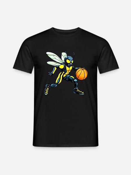 Wasps Basketball Player / Basketball Wasp - Men's T-Shirt - black