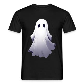 Halloween Ghosts Ghost Gift Idea - Men's T-Shirt - black - Front - AI Model Male 178 light (178cm)