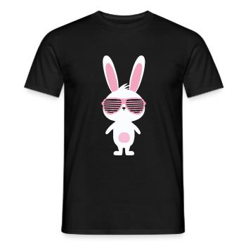 Cool lièvre la surprise idée cadeau - T-shirt homme - noir - Devant - AI Model Male 178 light (178cm)