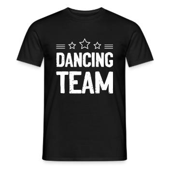 Équipe de danse Équipe de danse - T-shirt homme - noir - Devant - AI Model Male 178 light (178cm)