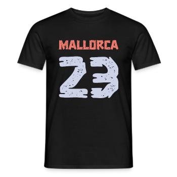 Mallorca 23 Trikot 2023 - Männer T-Shirt - Schwarz - Vorne - AI Model Male 178 light (178cm)