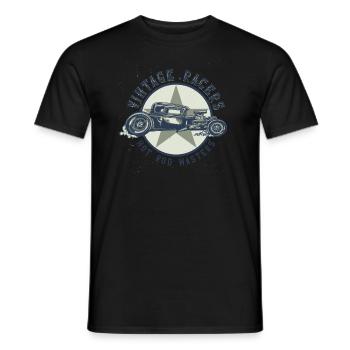 Hot Rod Masters bleu foncé - T-shirt homme - noir - Devant - AI Model Male 178 light (178cm)