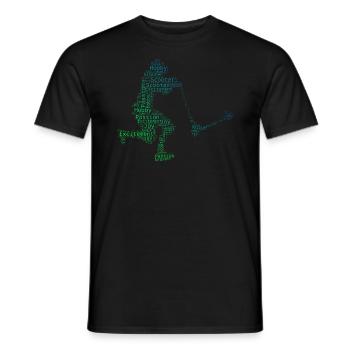 Scooter Stunt Tretroller Scooter Stunt Scooter - Men's T-Shirt - black - Front - AI Model Male 178 light (178cm)