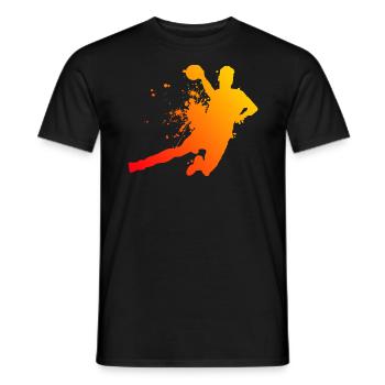 Handball Handball Handball Men's Handball - Men's T-Shirt - black - Front - AI Model Male 178 light (178cm)