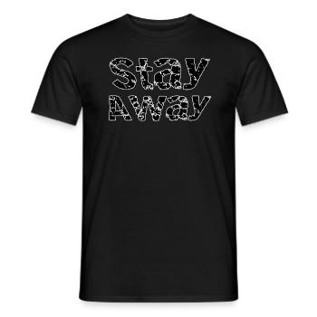 N’approchez pas - T-shirt homme - noir - Devant - AI Model Male 178 light (178cm)