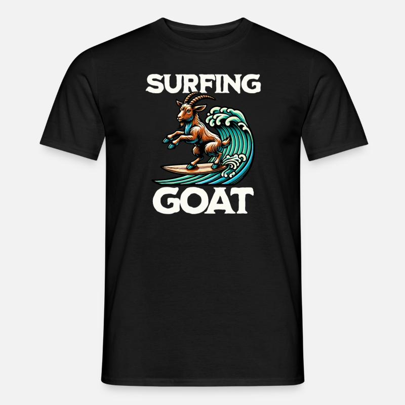 Chèvre de surf - T-shirt homme - noir