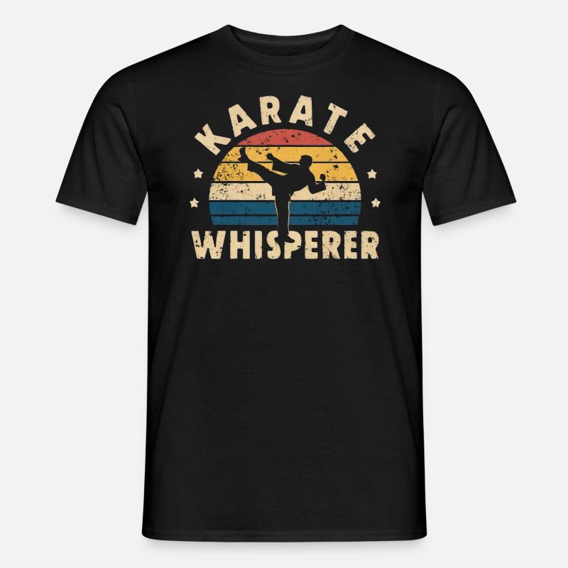 Karate Whisperer - Männer T-Shirt - Schwarz