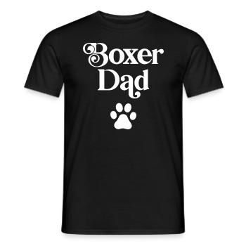 Boxer Dad - Men's T-Shirt - black - Front - AI Model Male 178 light (178cm)