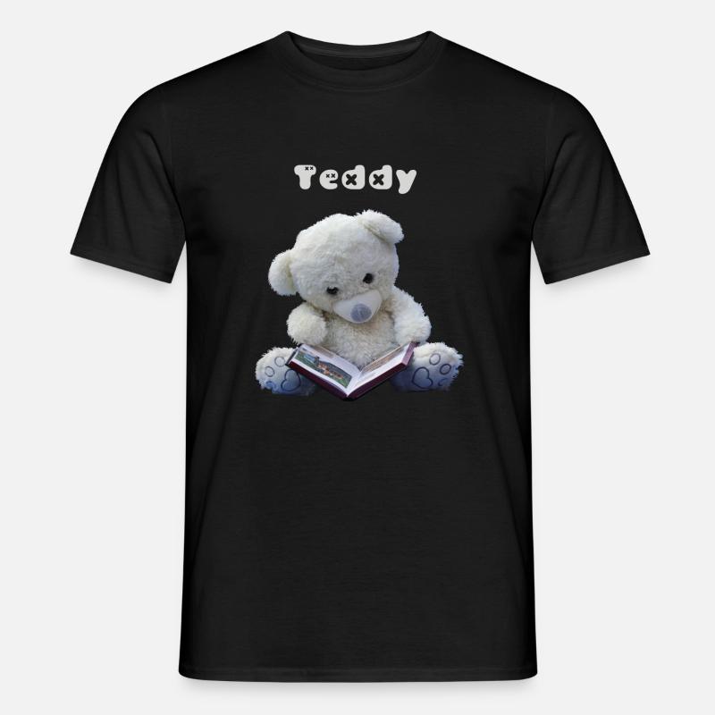 Teddy - Männer T-Shirt - Schwarz