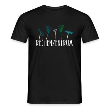 Rechenzentrum Garten Hobbygärtner Geschenk Idee - Männer T-Shirt - Schwarz - Vorne - AI Model Male 178 light (178cm)