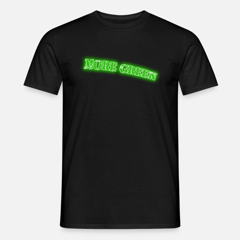 Plus de vert - T-shirt homme - noir