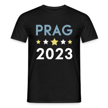 Prague 2023 Krona - Men's T-Shirt - black - Front - AI Model Male 178 light (178cm)
