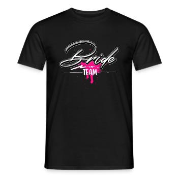Équipe Bride - T-shirt homme - noir - Devant - AI Model Male 178 light (178cm)