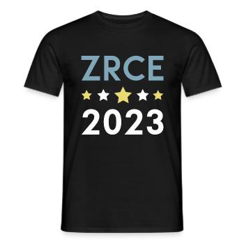Zrce 2023 Krone - Männer T-Shirt - Schwarz - Vorne - AI Model Male 178 light (178cm)