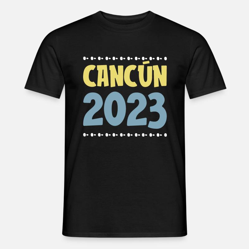 Cancun 2023 - Männer T-Shirt - Schwarz