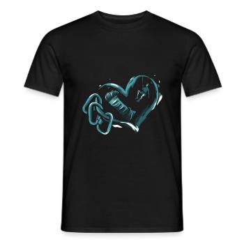 Felskletterer Felsklettern Hobby Geschenk - Männer T-Shirt - Schwarz - Vorne - AI Model Male 178 light (178cm)