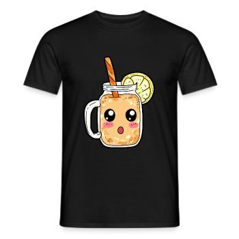 Smoothie Soft Drink Drink Gift - Men's T-Shirt - black - Front - AI Model Male 178 light (178cm)