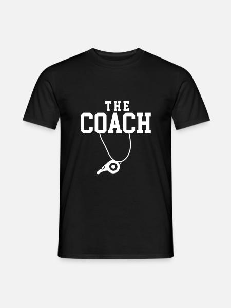 the coach - Men's T-Shirt - black
