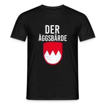 der äggsbärde fränkisch - Männer T-Shirt - Schwarz - Vorne - AI Model Male 178 light (178cm)