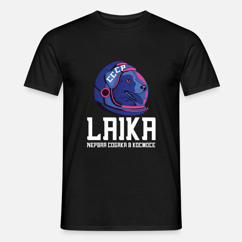 Spoutnik Conception de l’espace - T-shirt homme - noir