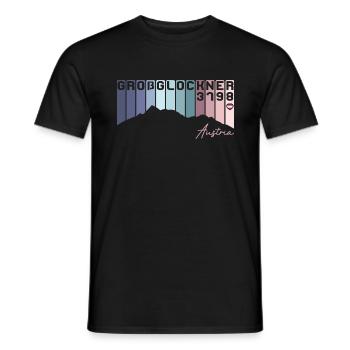 Großglockner Hohen Tauern Austria Österreich Berg - Männer T-Shirt - Schwarz - Vorne - AI Model Male 178 light (178cm)
