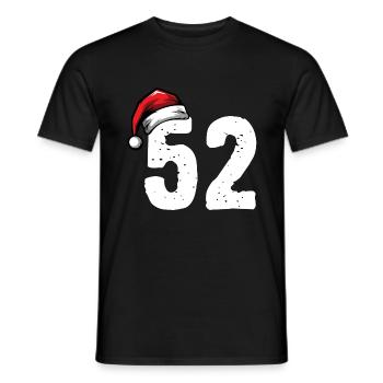52 Numéro Noël - T-shirt homme - noir - Devant - AI Model Male 178 light (178cm)