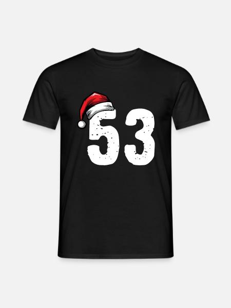 53 Numéro Noël - T-shirt homme - noir