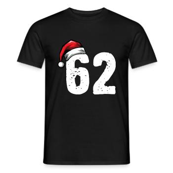 62 Nombre Noël - T-shirt homme - noir - Devant - AI Model Male 178 light (178cm)
